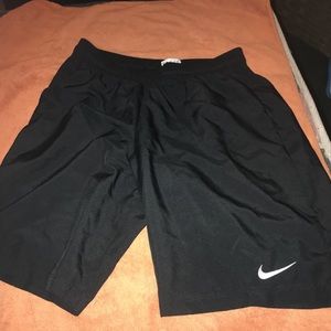 Black "dri fit" nike shorts